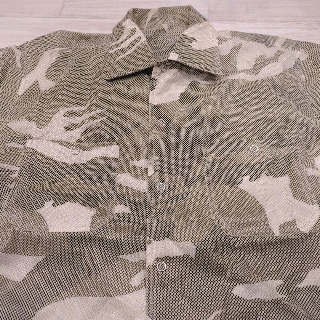【訳あり】 archives]90s Sullen Mesh Shirt Military トップス