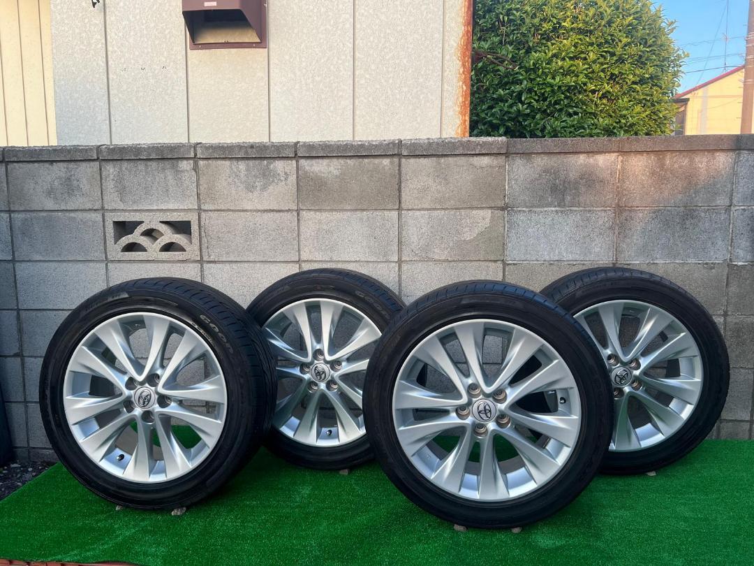 18x7.5J トヨタ純正 アルファード/ヴェルファイア オフセット45 5穴