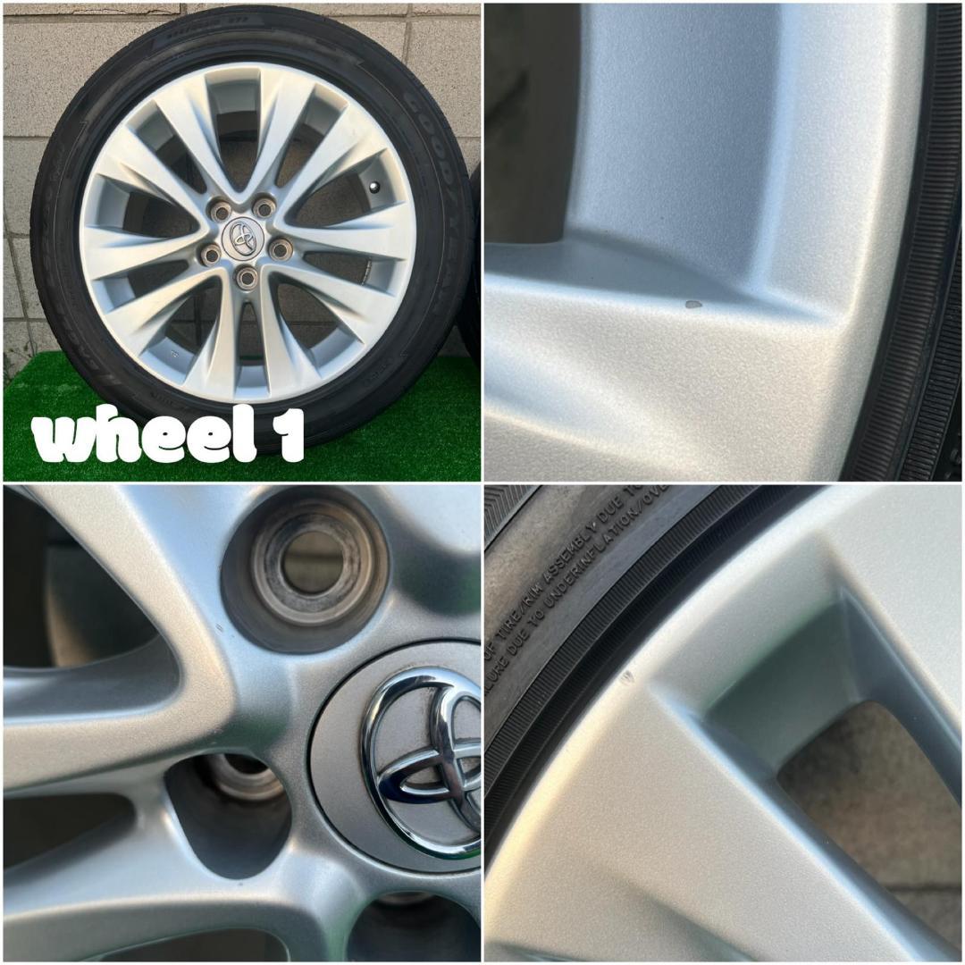 18x7.5J トヨタ純正 アルファード/ヴェルファイア オフセット45 5穴