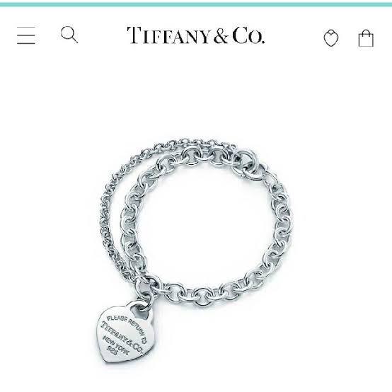 Tiffany ティファニー ハートチャーム ブレスレット 925