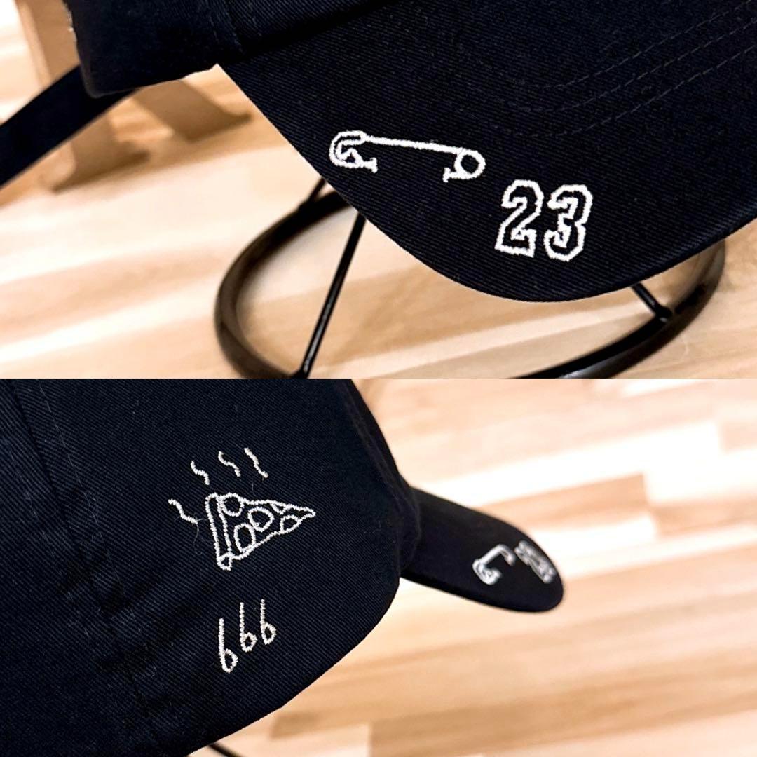 【アザストーキョー】AZS 刺繍デザイン SICK キャップ モノトーン 黒×白