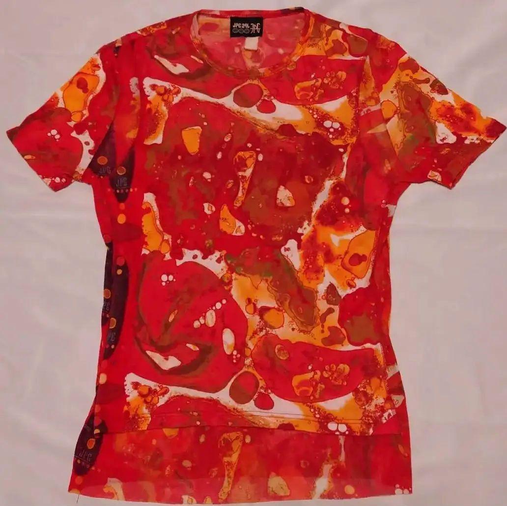 Tシャツ/カットソー(半袖/袖なし) トップス パワーネット重ね着Tシャツメンズ ジャンポール Tシャツ/カットソー(半袖/袖なし) トップス パワーネット重ね着Tシャツメンズ ジャンポール