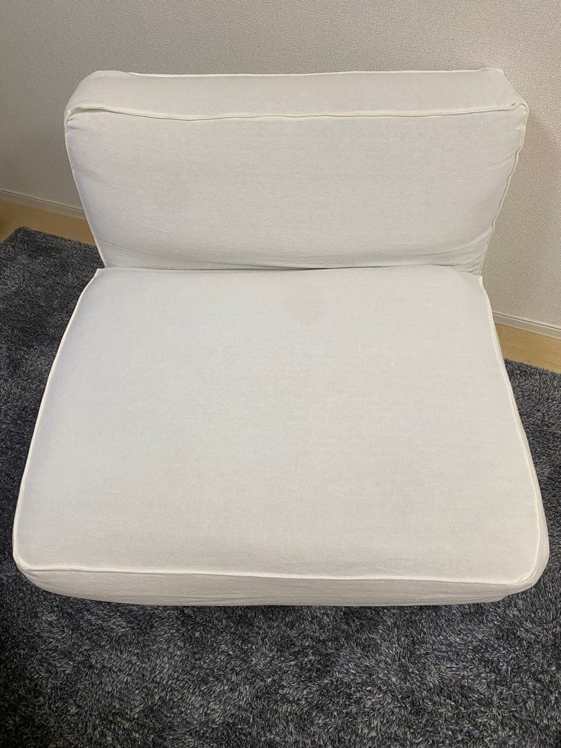 momonaturalモモナチュラル ネスタ 1人掛けソファー リネン100%