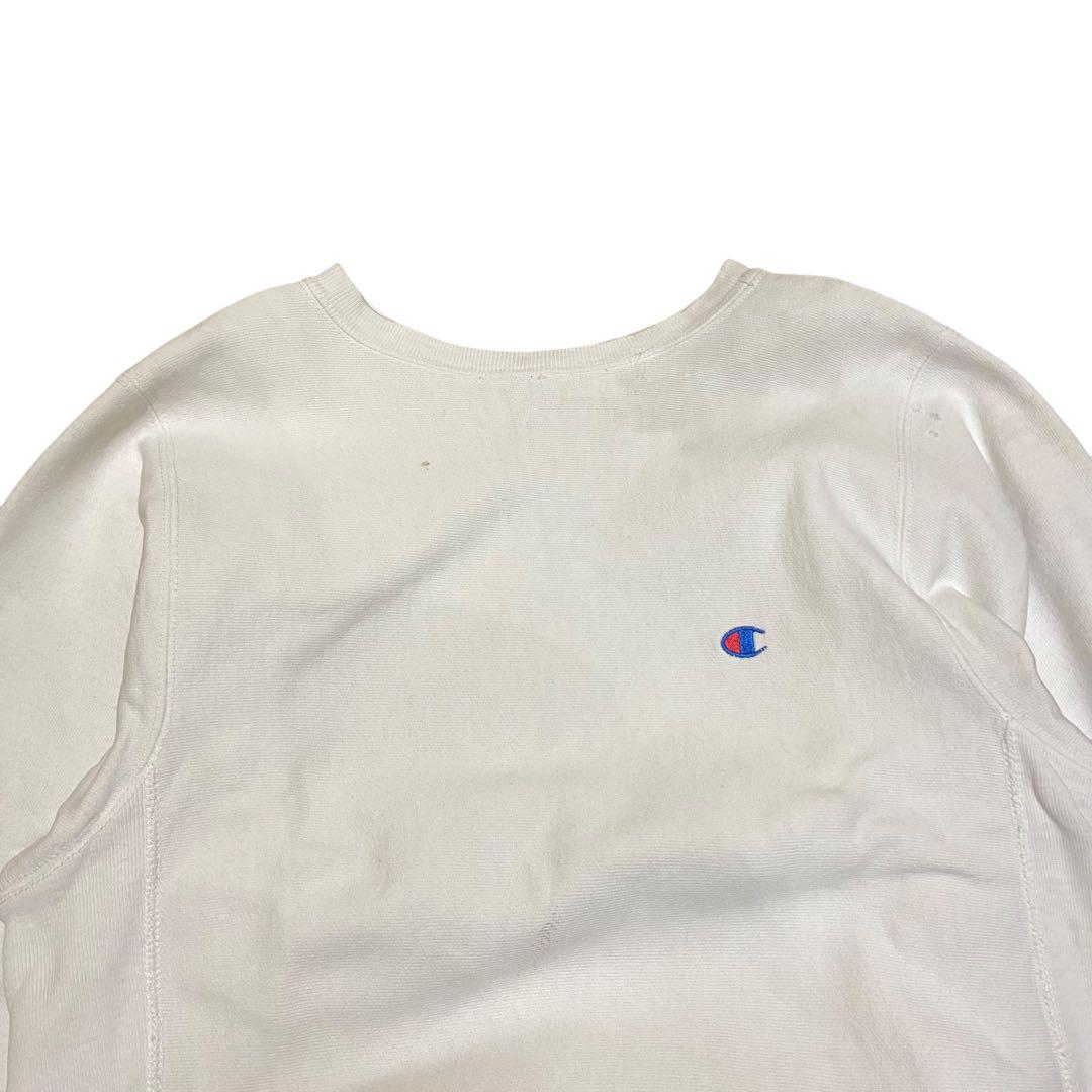 【80s USA製】Champion REVERSE WEAVEスウェット白無地