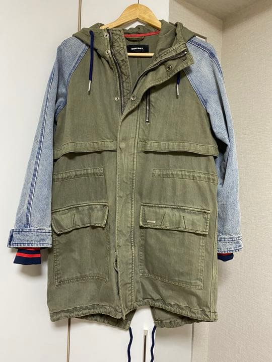 激安アウトレット!】 最終値下げ ディーゼル ミリタリーコート 着丈約