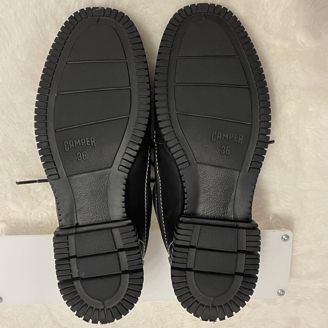 カンペール CAMPER Pix スニーカー ブラック レースアップ 36