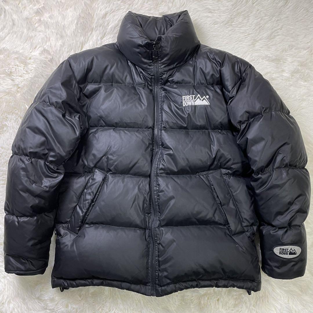 美品 ファーストダウン ダウンジャケット 90s ブラック 肉厚