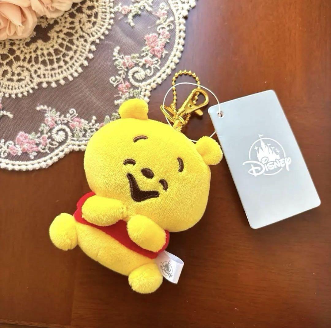 プーさん　被り物　ぬいぐるみ　きーホルダー　nuiMOs ちょっこり　ぬいば