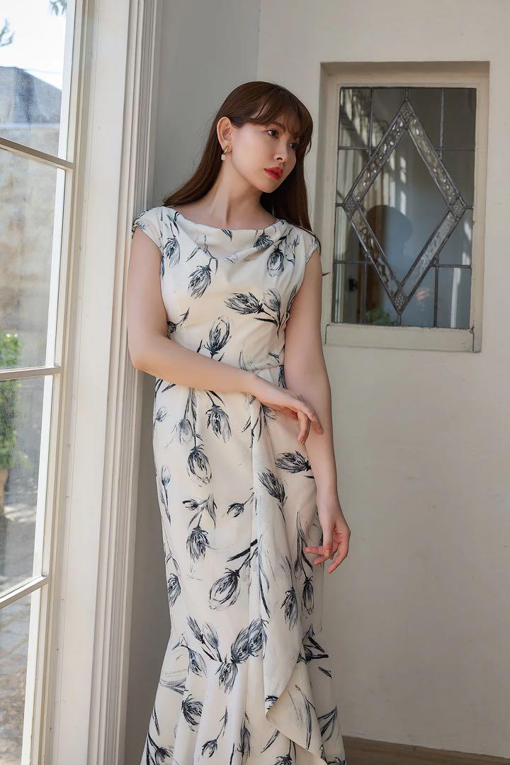 Lea Fleur Ruffled Dress 新品・ハンガー・タグ付