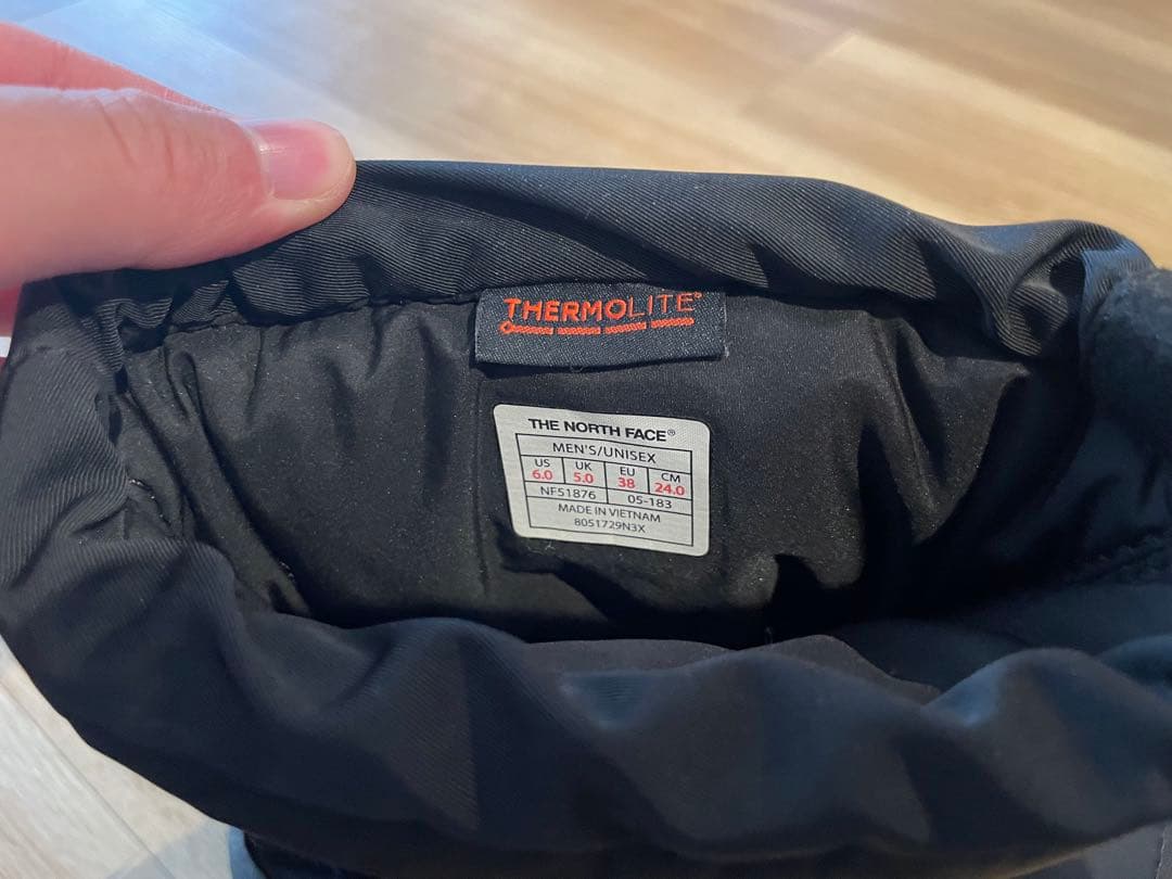 THE NORTH FACE ブラック スノーブーツ THE NORTH FACE ブラック スノーブーツ