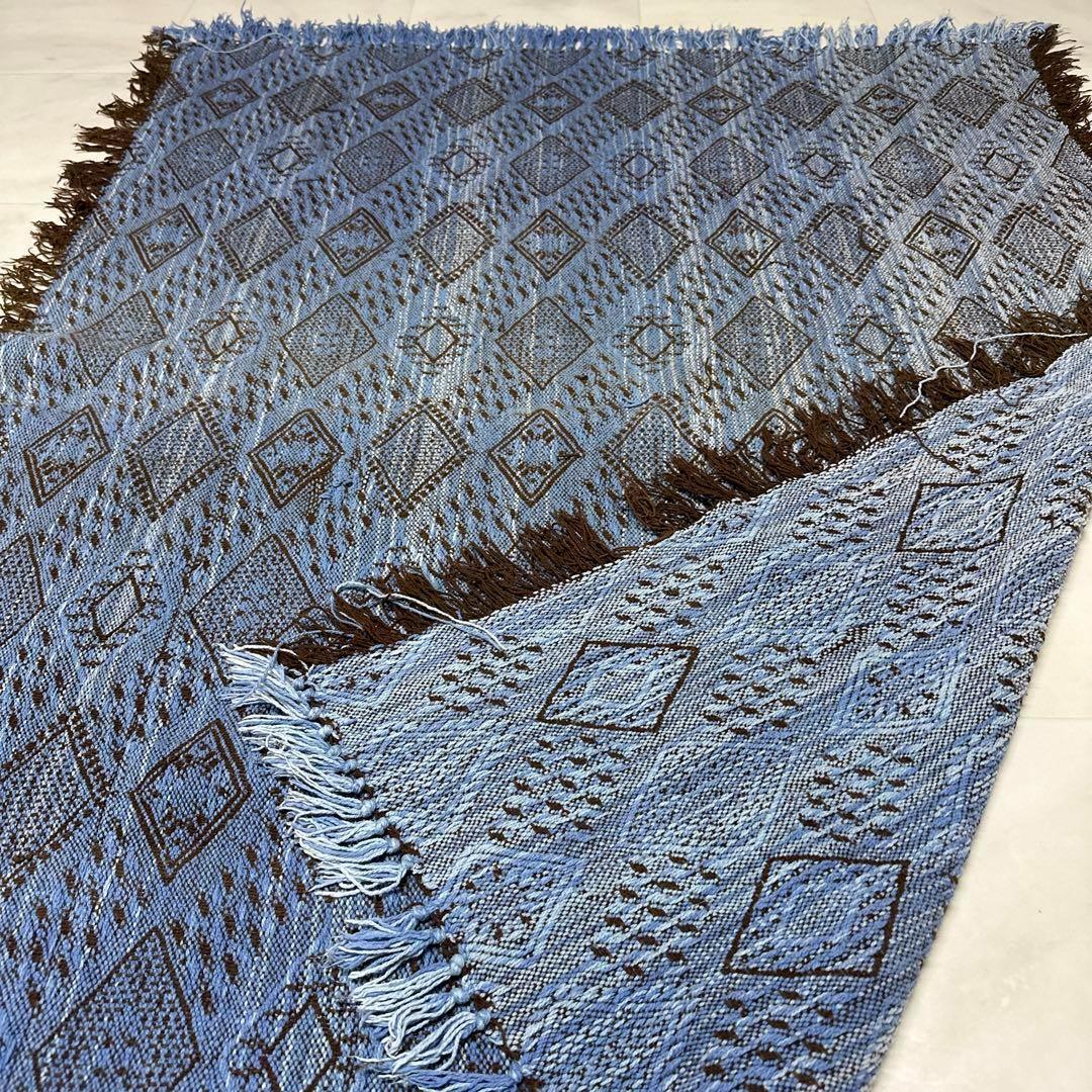アート　マルチカバー　ソファーカバー　ビンテージラグ　146x115