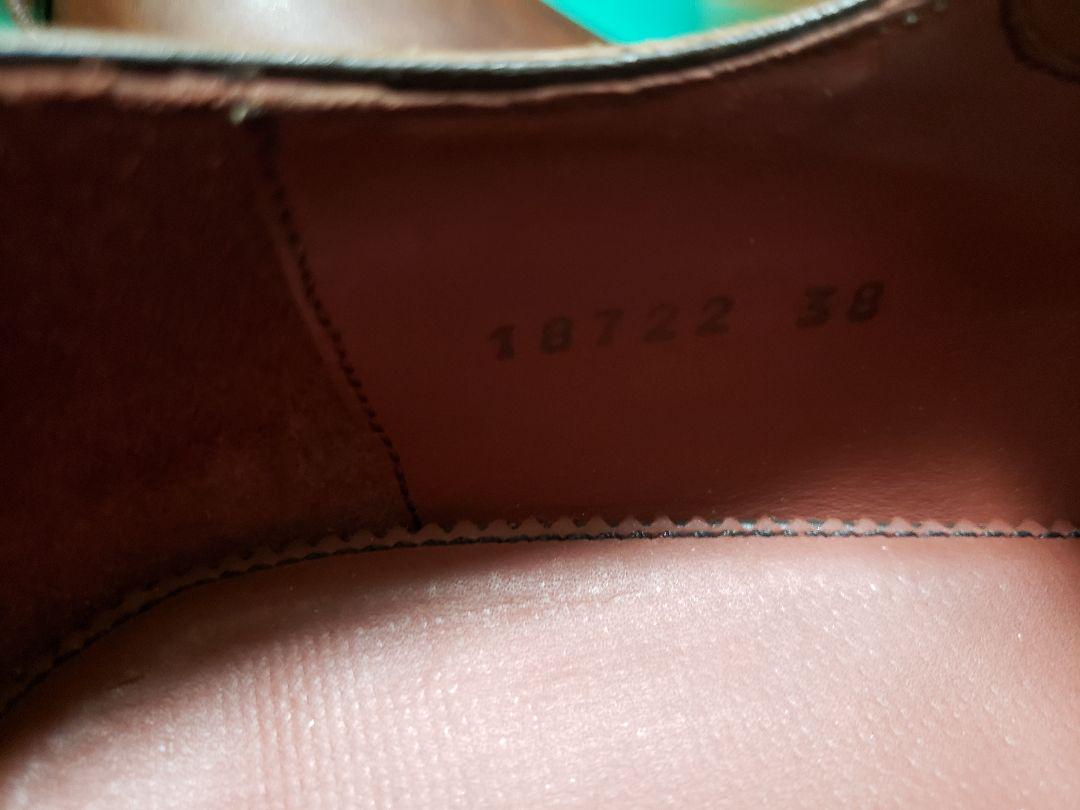 【ほぼ未使用】マグナーニ MAGNANNI オパンケ　プレーントゥ　38