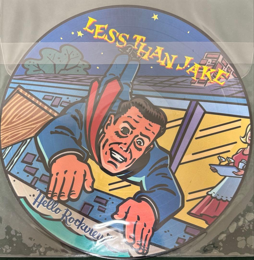 LESS THAN JAKE レコード picture disc目立った傷や汚れなし