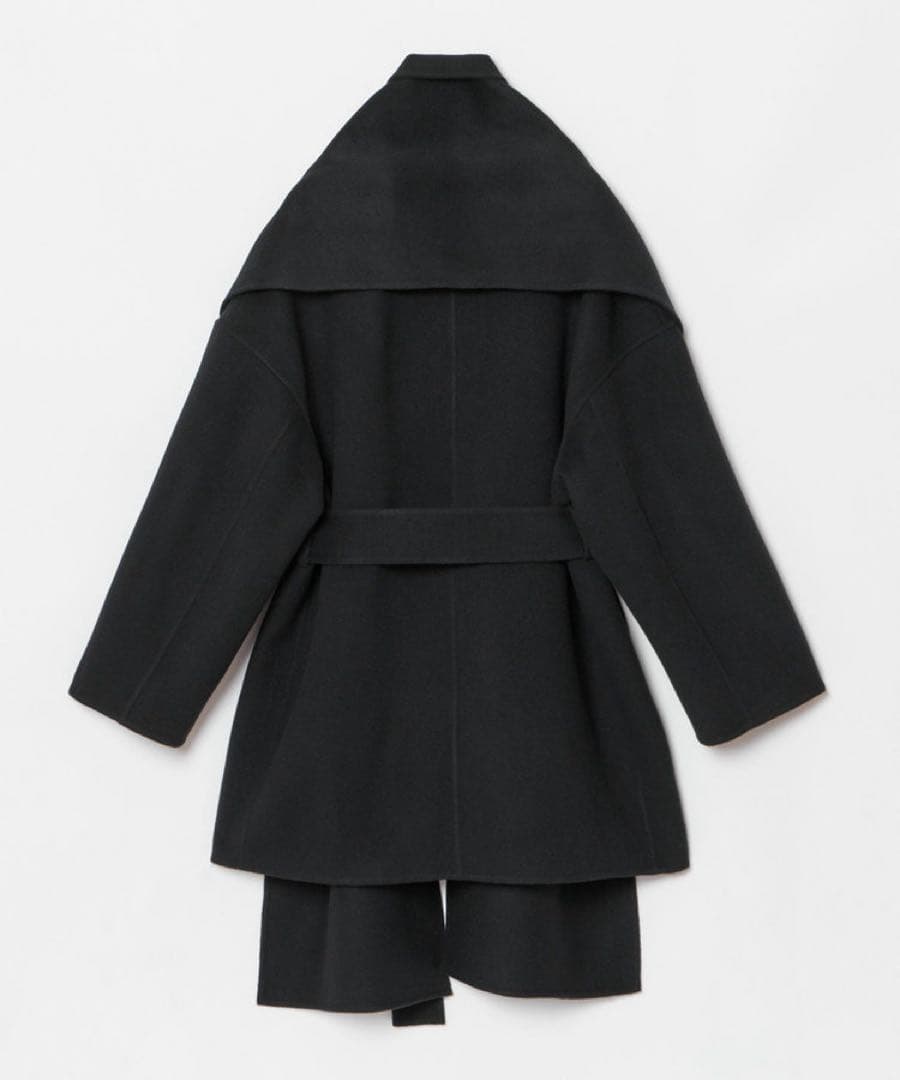 【美品】allureville シャルムビーバーリバーミドルコート ウールコート