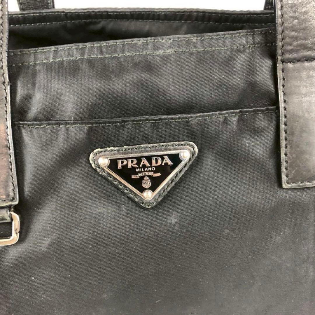 PRADA プラダ ナイロン ハンドバッグ ブラック レディース ブランド