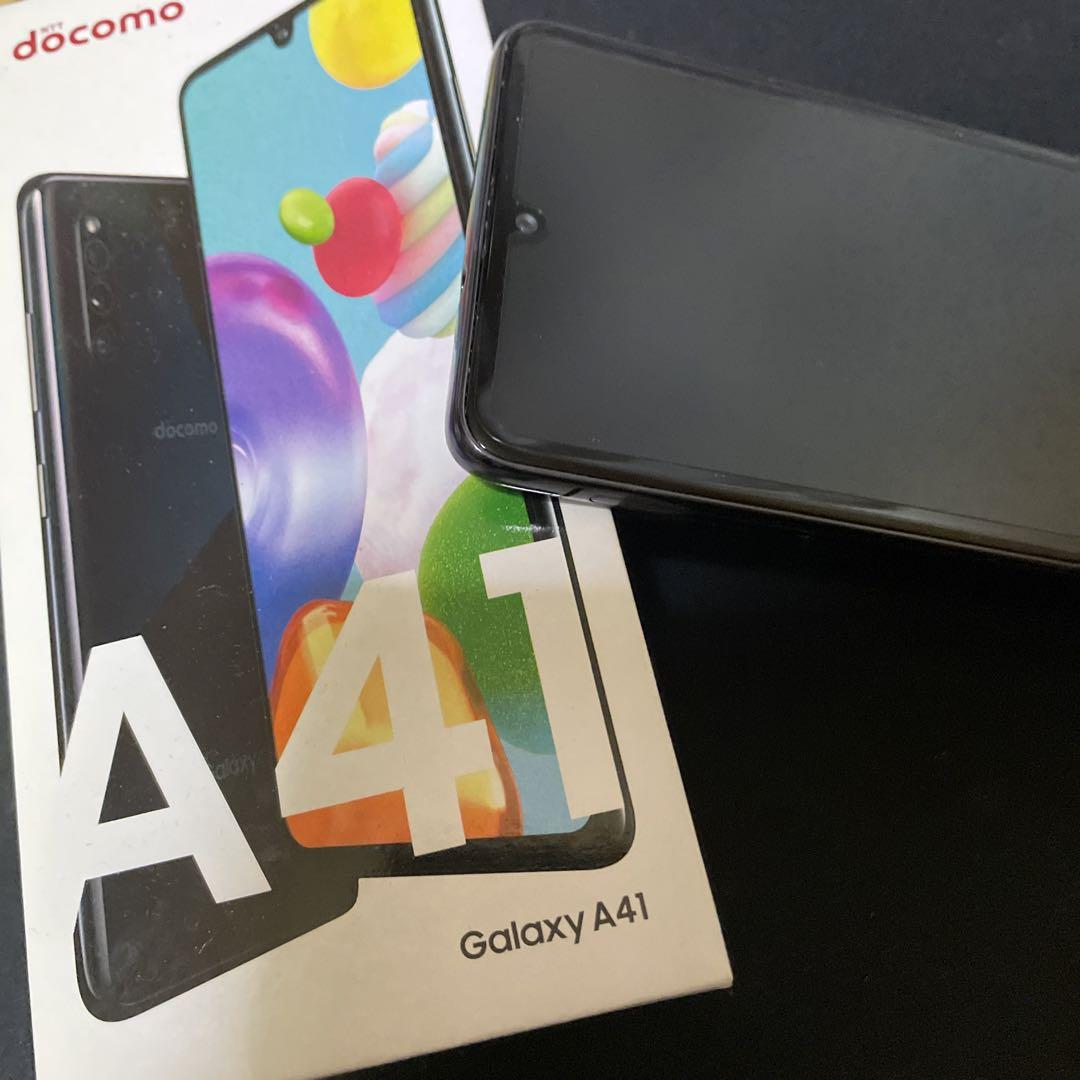 セレクトショップ購入 Galaxy A41 ブラック 64 GB docomo スマホ