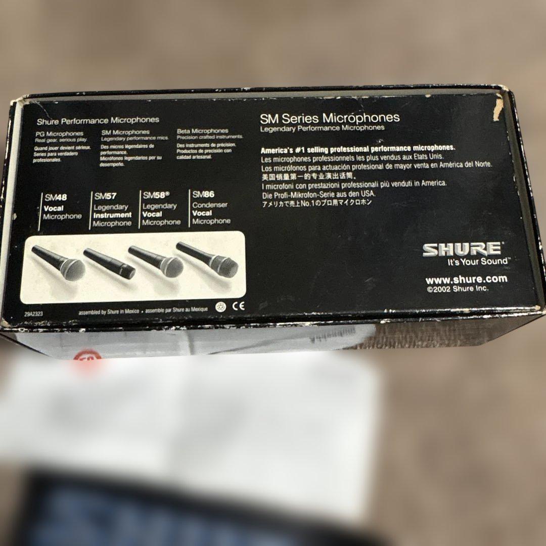 SHURE ボーカルマイクロホン SM58 マイク　「ごんぱち」