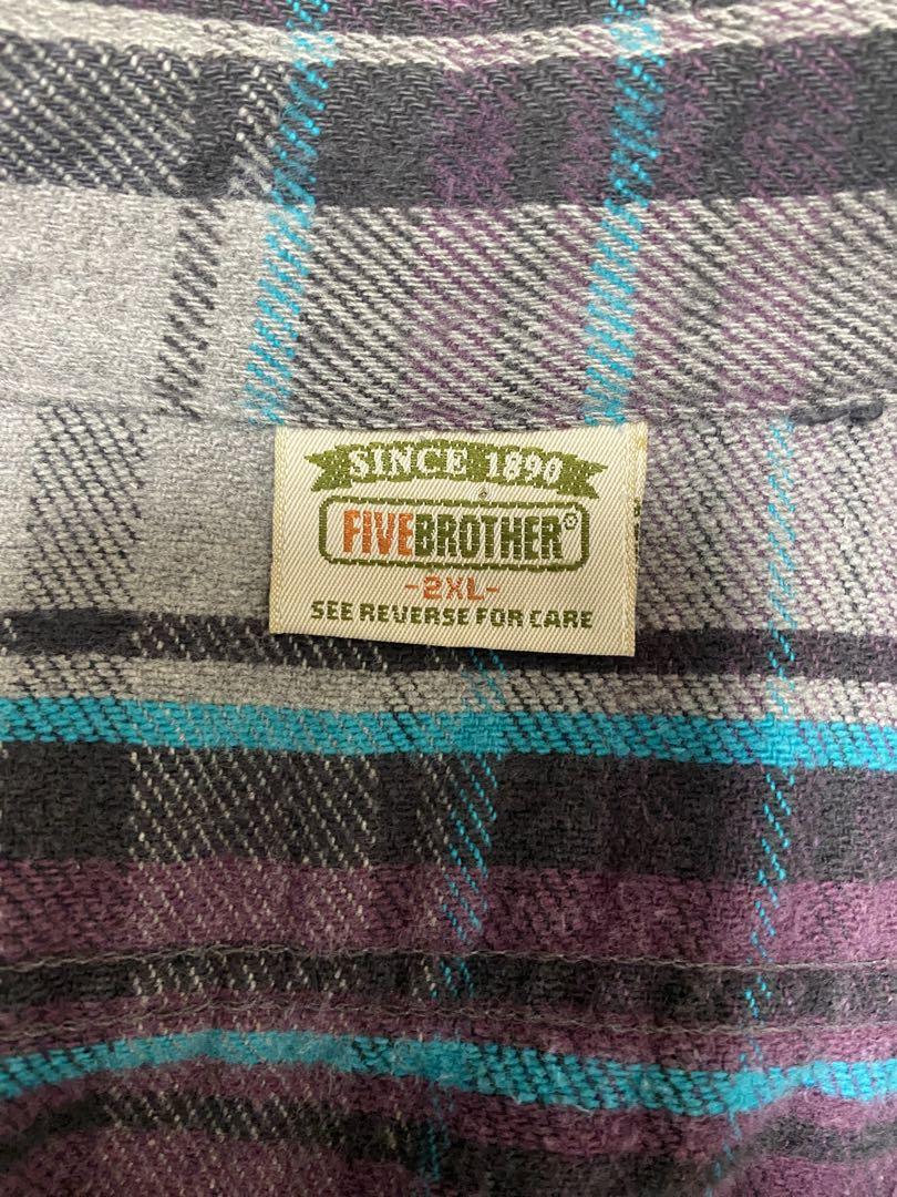 five brother ネルシャツ big mac stussy 古着 画像3