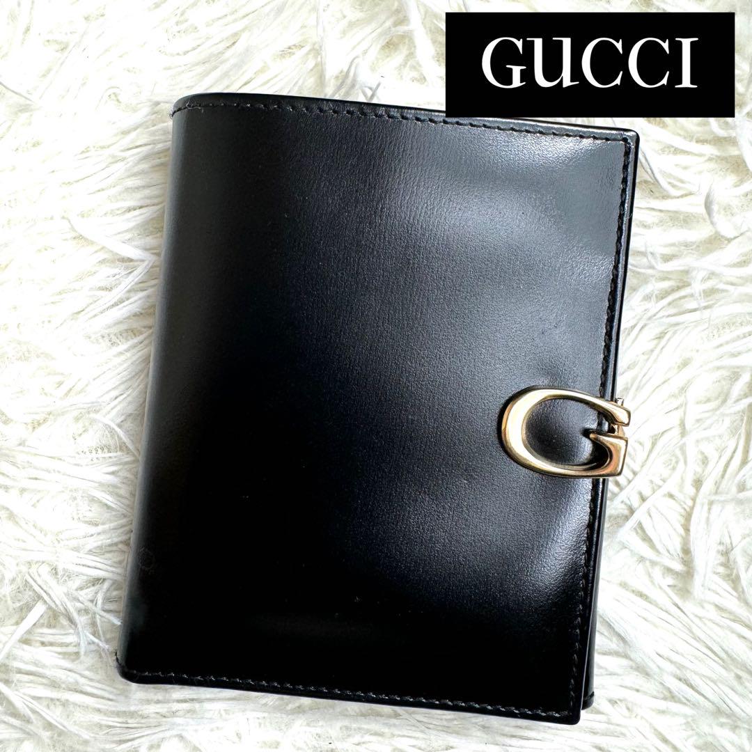 ⋟ヴィンテージ品⋞ / GUCCI オールドグッチ Gバイフォールドウォレット