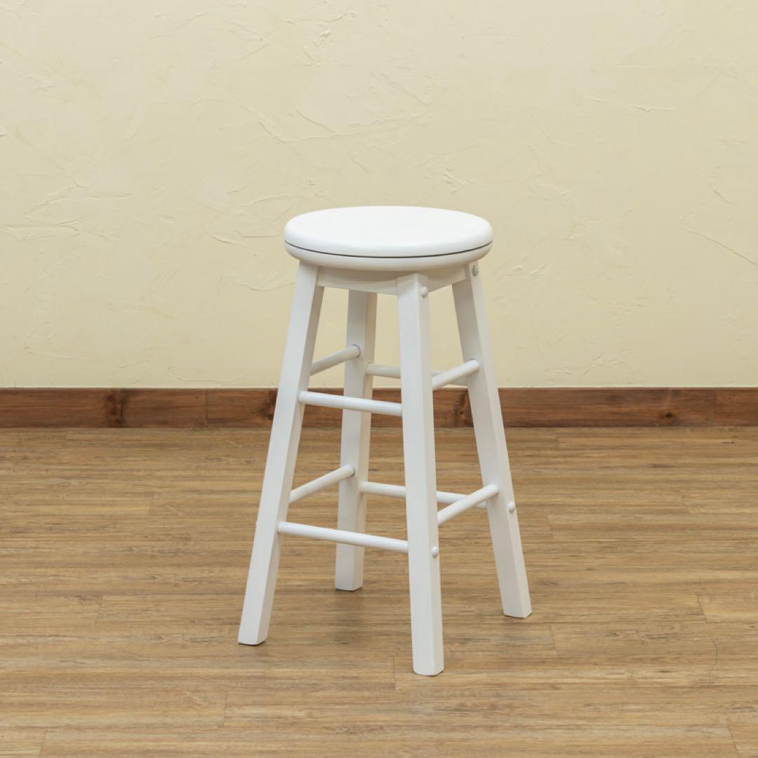 ほぞ組】木製スツール 高さ30cm 丸椅子 stool