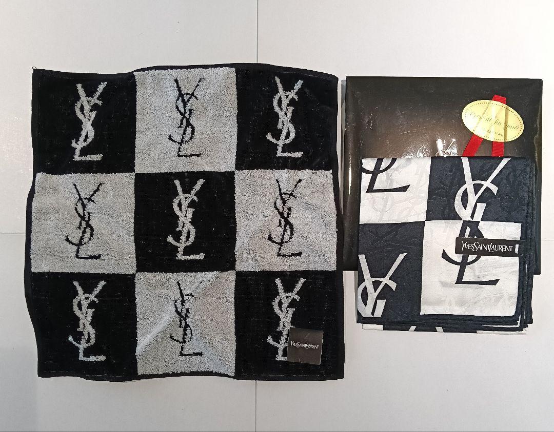 YSL イヴ・サンローラン 他ブランドハンカチ 8枚セット