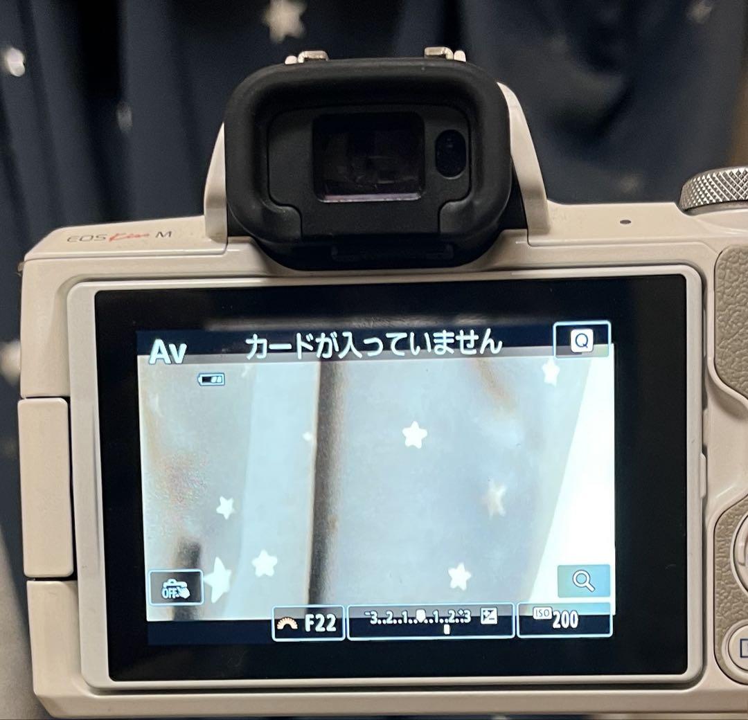 Canon EOS kiss Mホワイト ミラーレス一眼