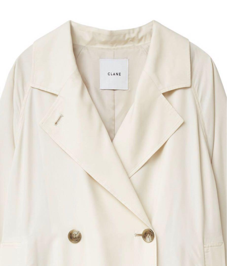 CLANE BACK GATHER DRESS TRENCH COAT