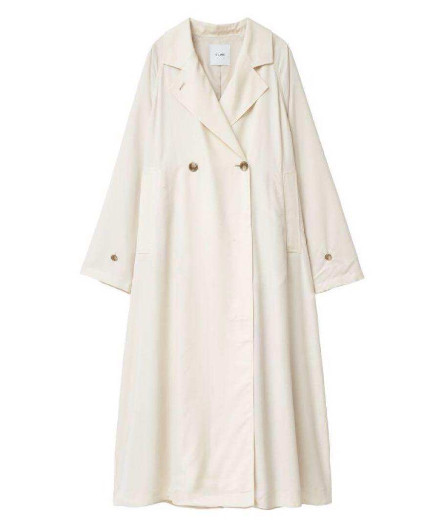 CLANE BACK GATHER DRESS TRENCH COAT