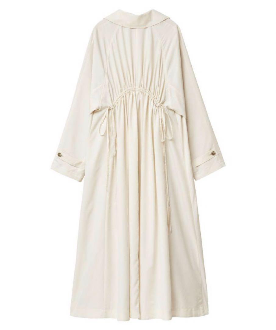 CLANE BACK GATHER DRESS TRENCH COAT