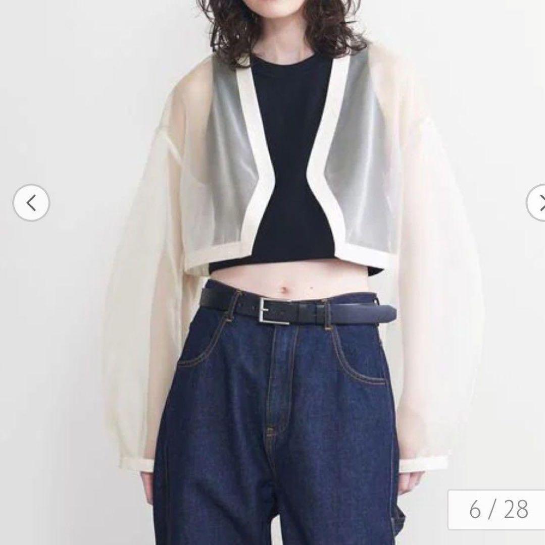 AEWEN MATOPH オーガンジー ショートジャケット オフホワイト UNITED ARROWS LTD. OUTLET｜<AEWEN MATOPH>オーガンジー