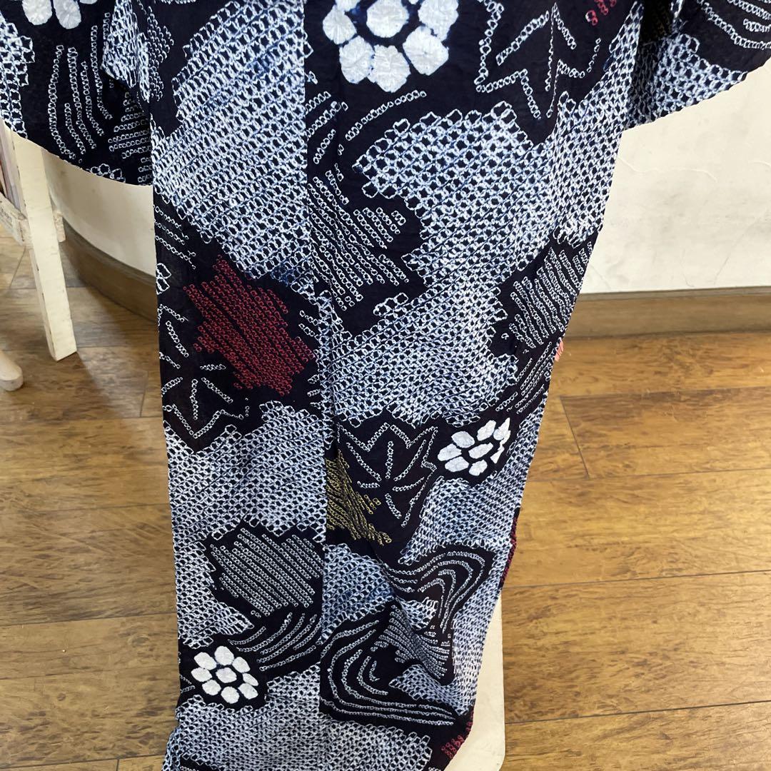 有松絞り　浴衣