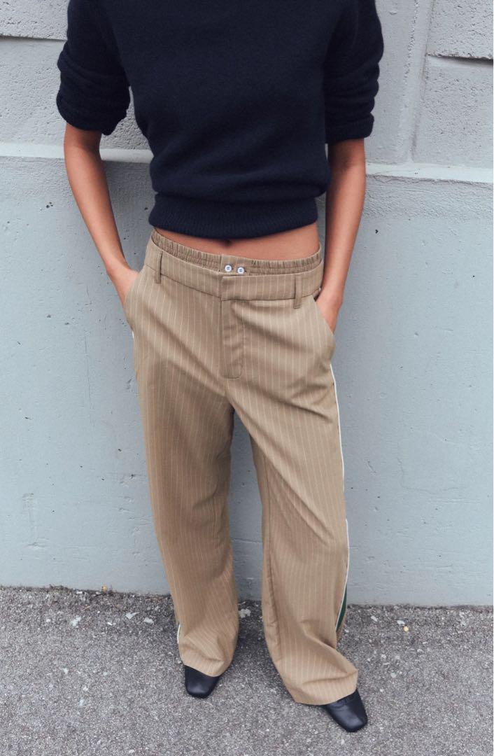 新品 ZARA 美シルエット♪サイドライン ボクサーパンツ M ラスト