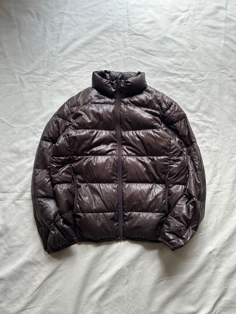 00s old UNIQLO プレミアムダウンジャケット　ブラウン