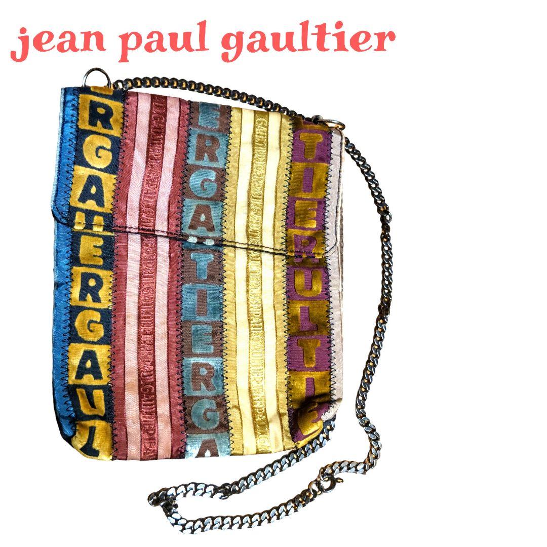 jean paul gaultier ゴルティエ ショルダーバッグ チェーン