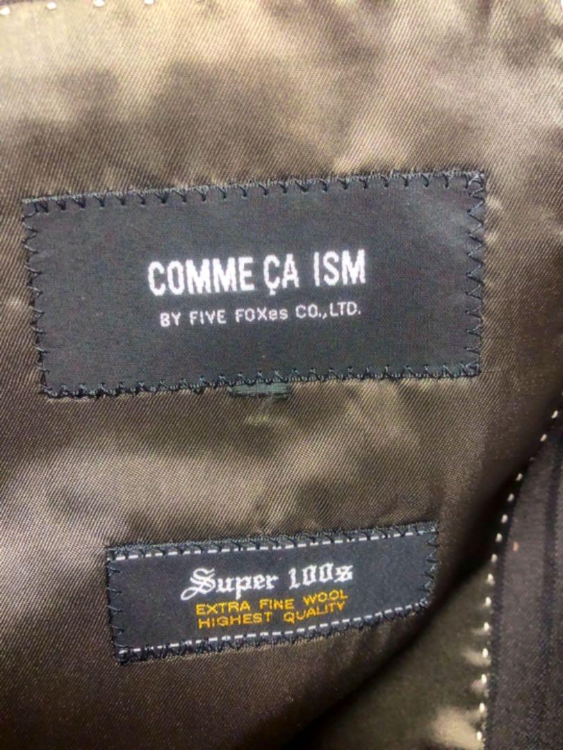 即納国産 メンズスーツ ストライプ コムサ イズム KMscY-m85645400993 新品限定SALE