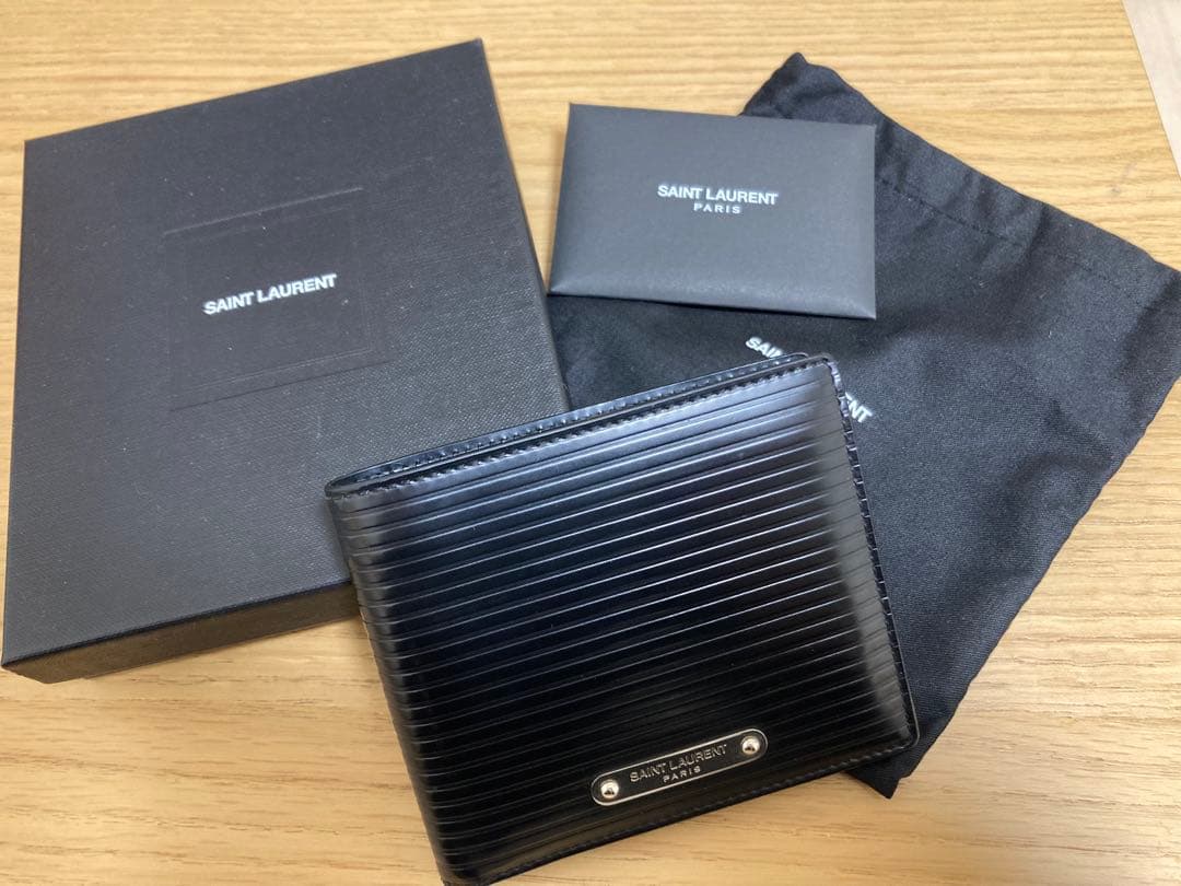 処分価格 SAINT LAURENT PARIS 二つ折り財布 ウォレット