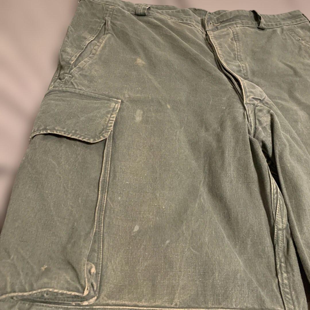 50-60s 実物 フランス軍 m47 カーゴパンツ