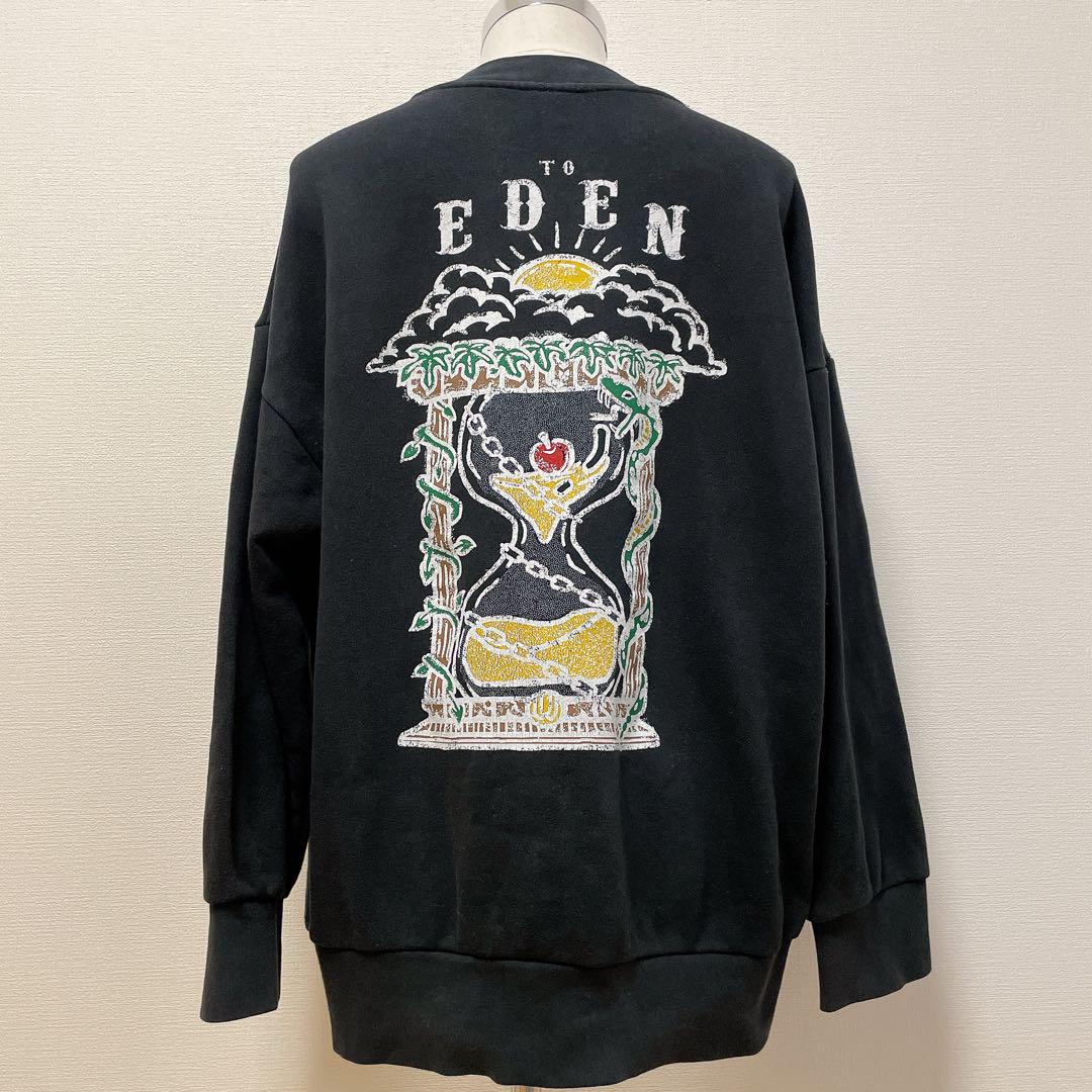 品質保証 UVERworld ウーバー XL 大きいサイズ ブラック スウェット EDEN トップス