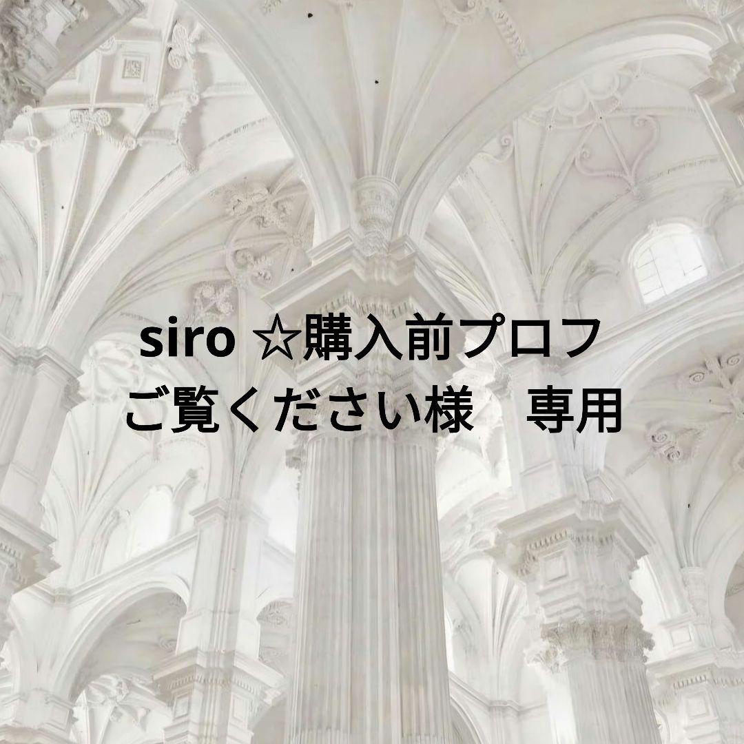 siro ☆購入前プロフご覧ください