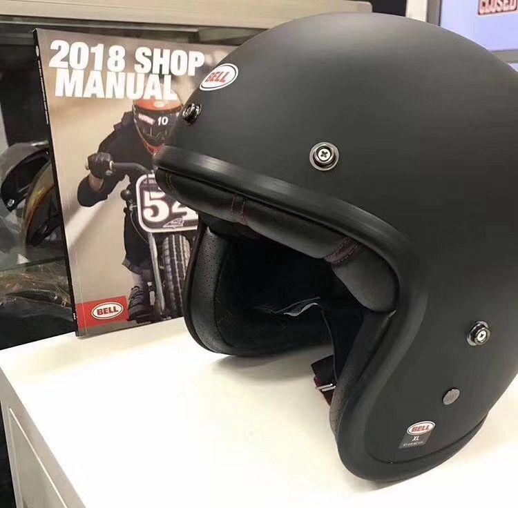 BELL 500 マットブラック 半帽ヘルメット XL