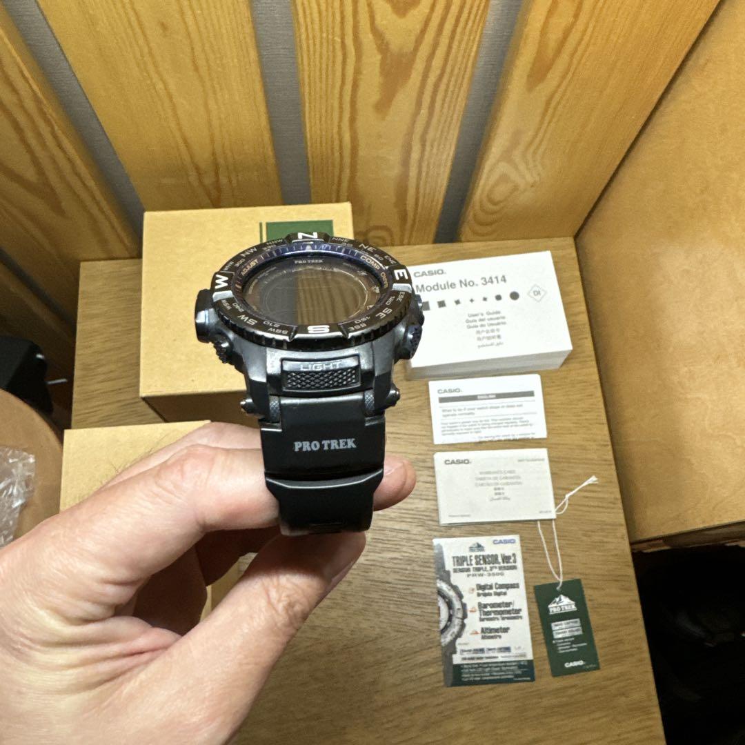 CASIO PROTREK PRW-3500 プロトレック　電波ソーラー