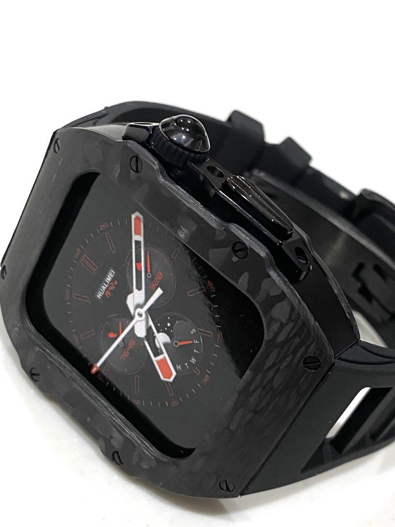 アップルカバーケースApple Watchベルトバンドカーボン49ultra