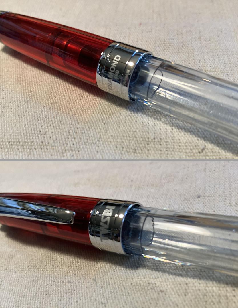 万年筆 TWSBI ツイスビー DIAMOND 580 ルビーレッド STUB - メルカリ