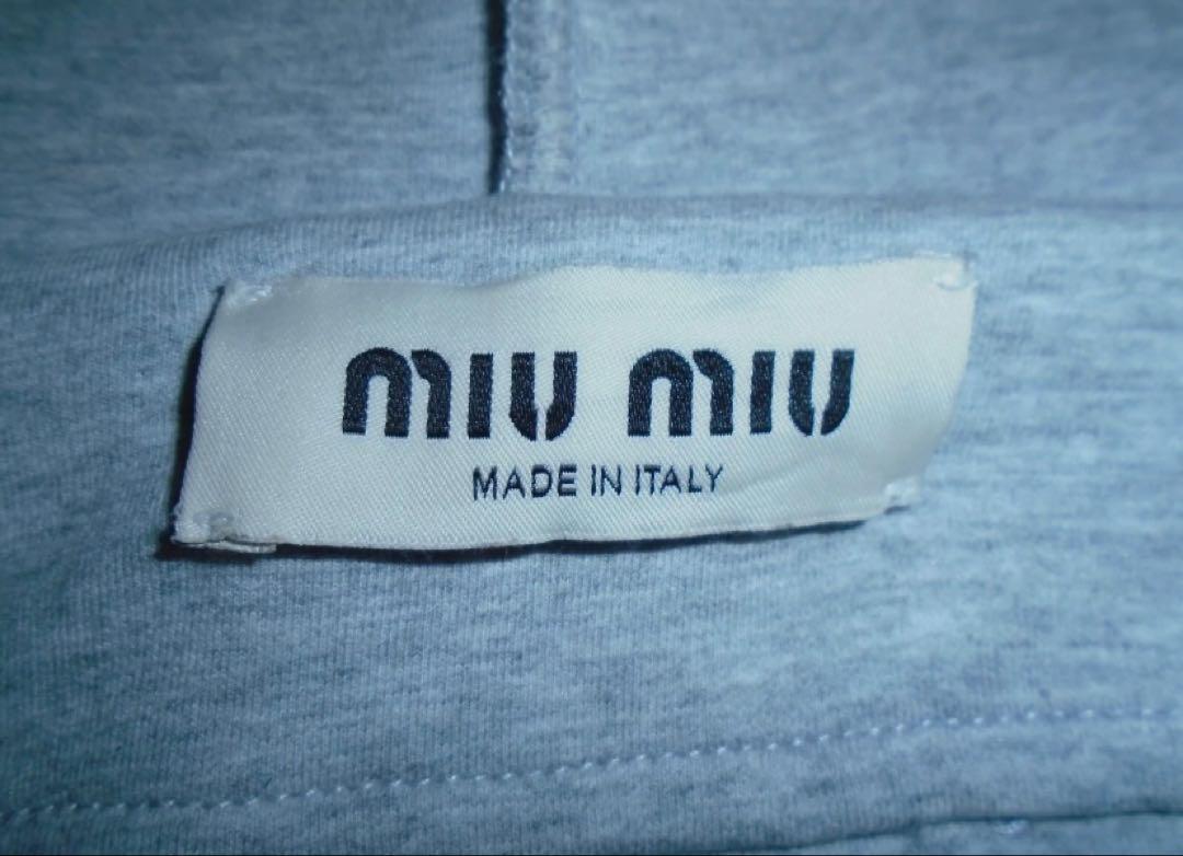 miumiu パーカー 22/9月ローマ購入　定価45万 サイズs 限定値下げ miumiu パーカー 22/9月ローマ購入 定価45万 サイズs 限定値下げ