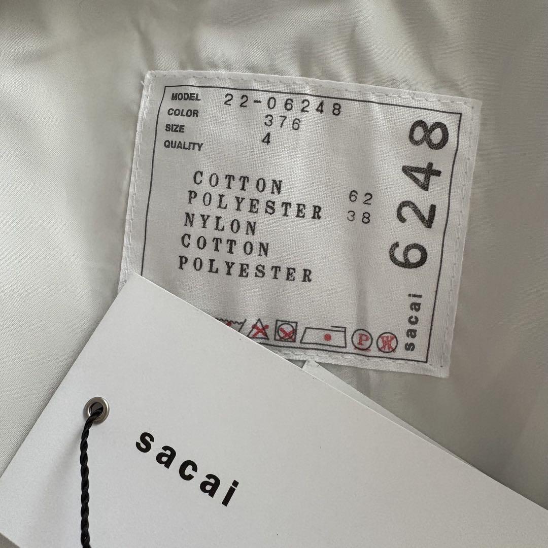 22AW sacai スポンジスウェット パーカー