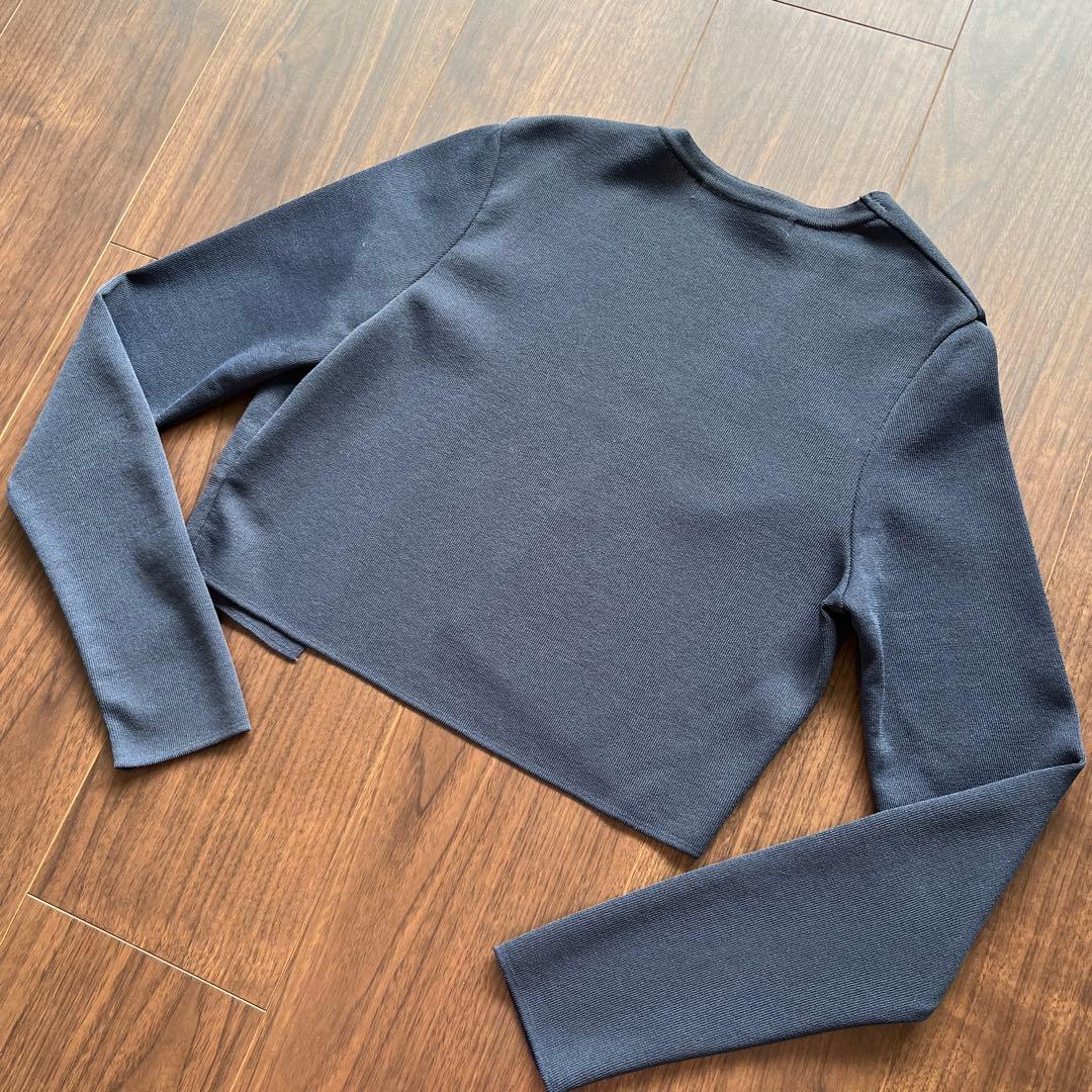 【期間限定お値下げ】Jolie mignon ネイビーカーディガンボレロ 36