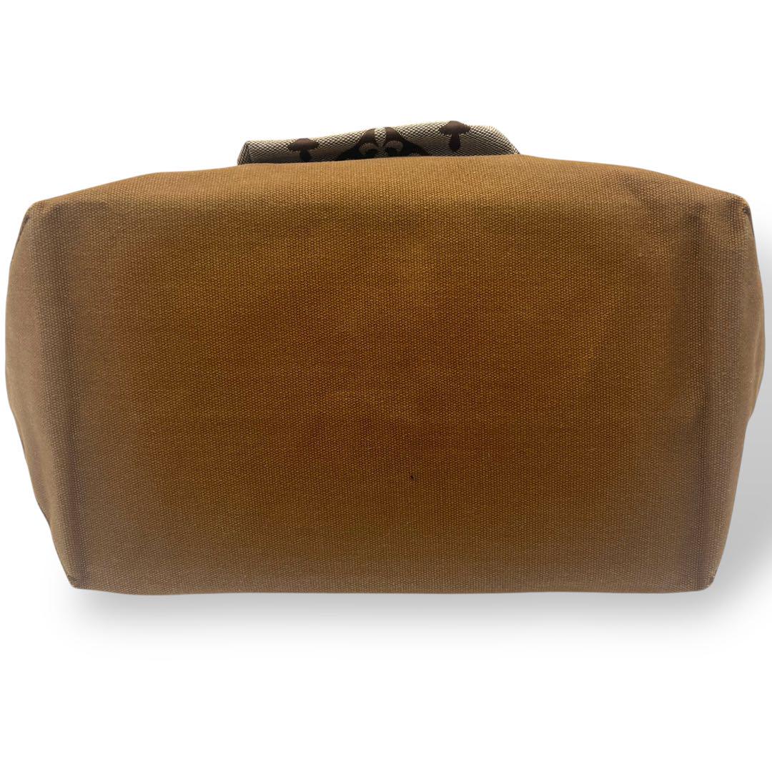 美品 ラシット russet トートバッグ モノグラム キャンバス 516 美品 ラシット russet トートバッグ モノグラム キャンバス 516