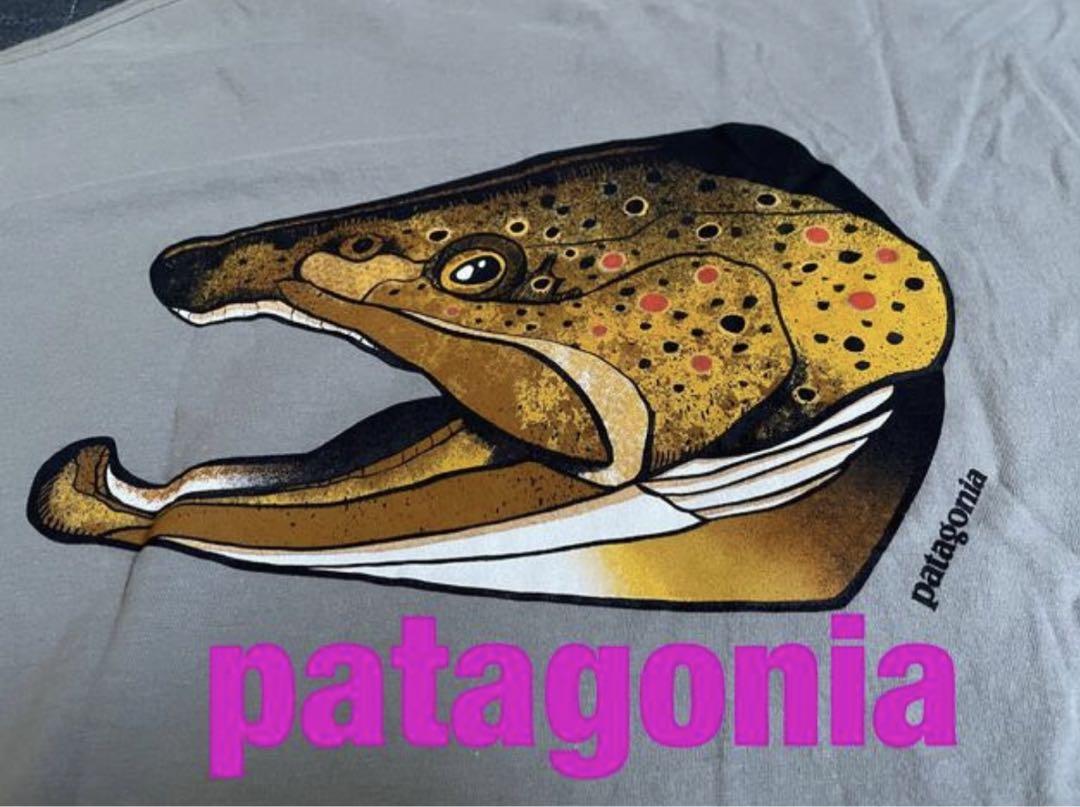 ✨【幻品】patagonia Organic Cotton TROUT Tee 幻品】patagonia Organic Cotton TROUT Tee