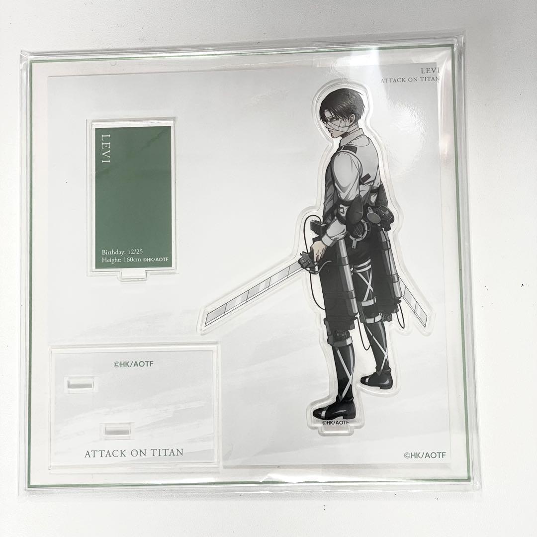 進撃の巨人 ハンジ ベースヤードトーキョー アクリルスタンド アクスタ 進撃の巨人 リヴァイ ベースヤードトーキョー アクスタ アクリル