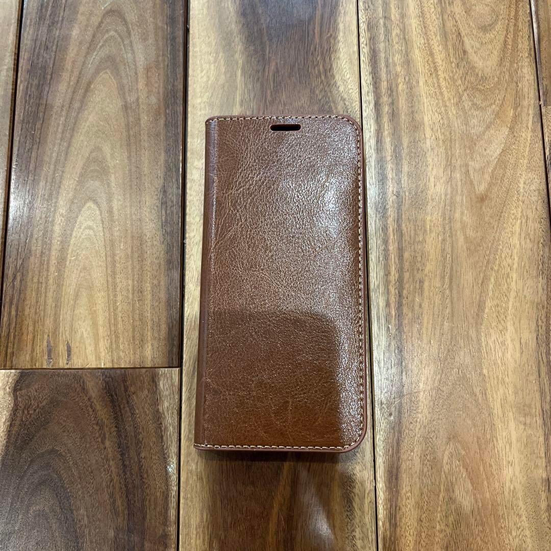 匿名配送❣️AndroidOneS9 手帳型 ケース　財布型 収納　牛革